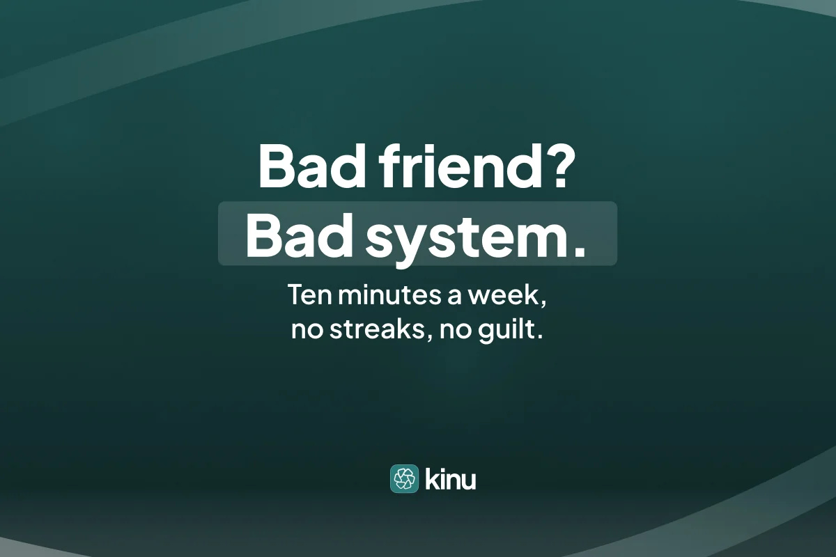 I'm Bad at Keeping in Touch: A Guide for People Who Care But Forget