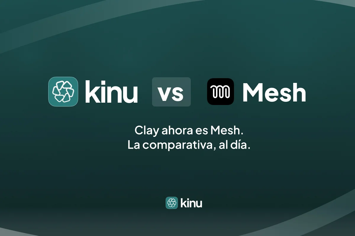 Clay (ahora Mesh) vs Kinu: la comparativa de 2026, cara a cara