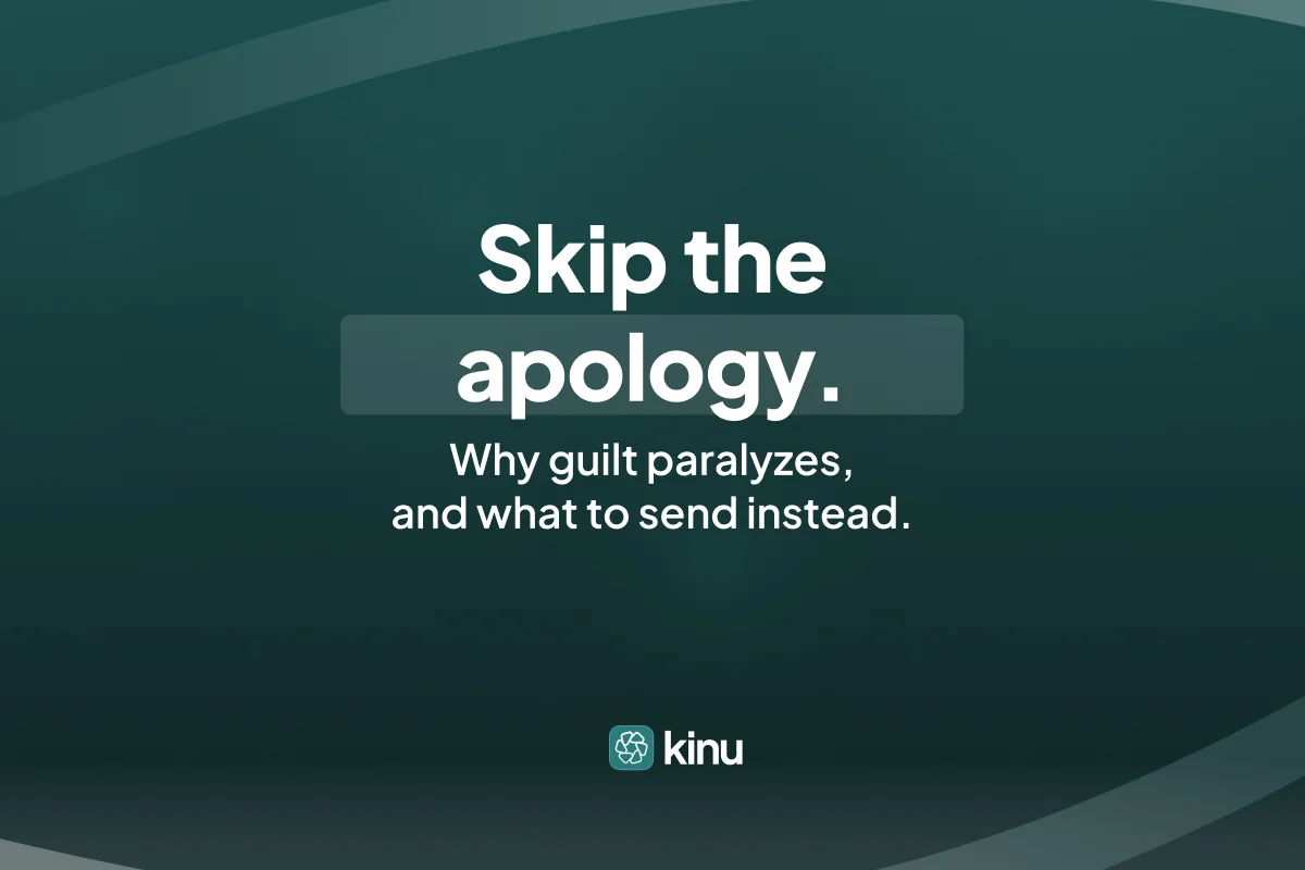 Feeling Guilty About Not Reaching Out? Here's What to Do