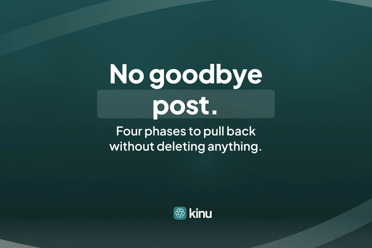 Quiet Quitting Social Media: How to Pull Back Without Disappearing