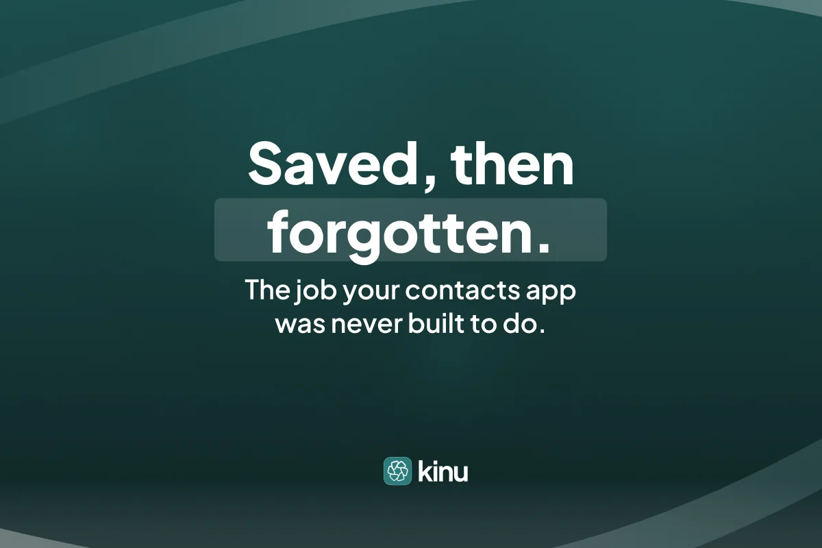 Relationship App vs Contact Management: Why the Distinction Matters