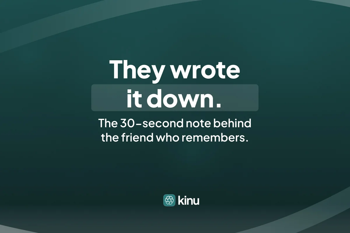 How to Remember Important Things About Your Friends